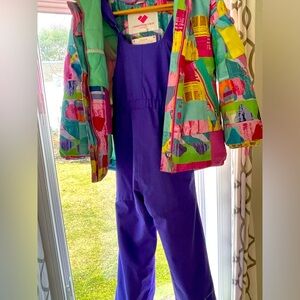 Obermeyer ski I-grow jacket and snoverall size 8